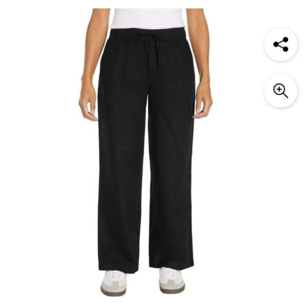Gap Women's Pull Versatile Lightweight Linen Pants